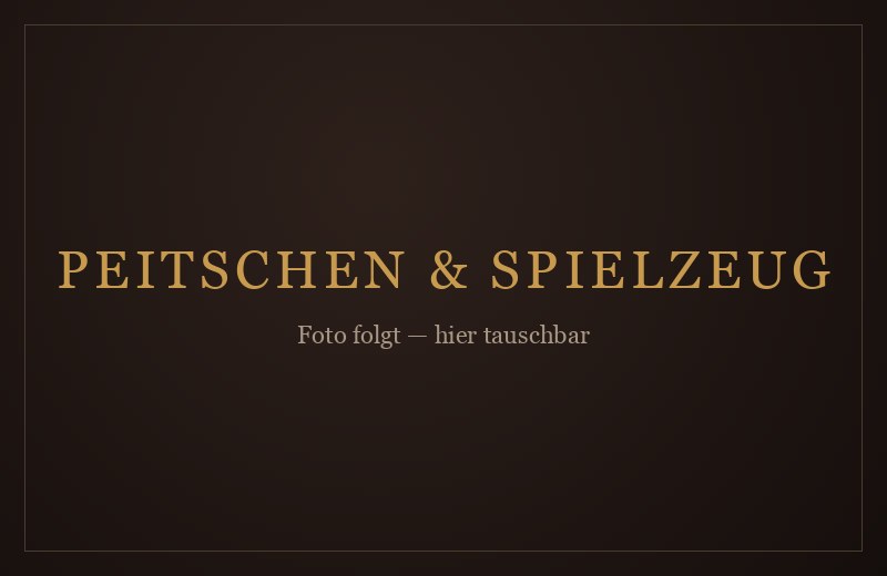 Peitschen & Spielzeug
